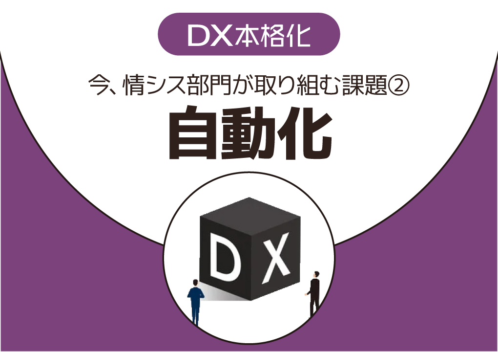 DX本格化。今、情シス部門が取り組む課題②「自動化」